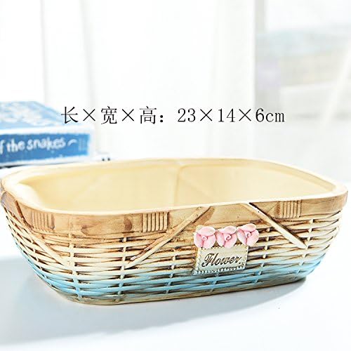 YQOOO Manually pinch flowers Succulents Pots Rustic Style Green pots Pottery Pots Pots