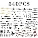 Produktbild MAJOZ 540 Stück Custom Waffen Set Military Army Waffen und Zubehör Set,Militär Bausteine Spielzeug für Kinder, Kompatibel mit Lego