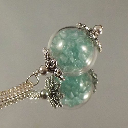 ROSENICE Mini Leeren Glasflaschen mit Löchern für DIY-Handwerk - 8