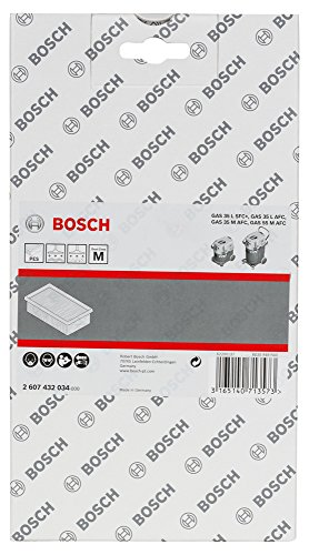 BOSCH Flachfaltenfilter Polyester, viereckig, 6150 cm², 240 x 140 x 56 mm, 2607432034 - 2