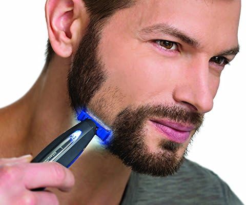 Micro Stainless Steel Men Rechargeable Shaver Hand-held Touch kinut Electric Hair Cleaning Razor Led Smart Shaver Trimmer (a)
