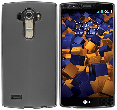 Preisvergleich Produktbild mumbi Schutzhülle LG G4 Hülle transparent schwarz