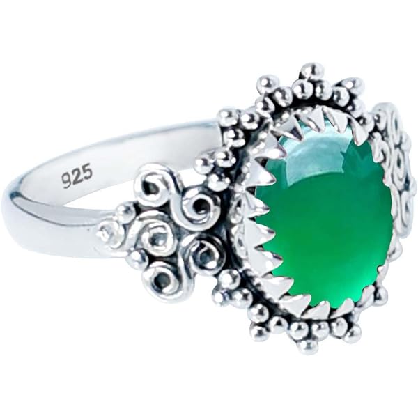 Anello Donna In Argento Sterling 925 Con Ametista, Lapislazzuli E Agata - Fatto A Mano - Misura 12 ITA