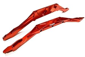 INTEGY RC Model CNC-Machined Aluminum Chassis Brace (2) for Traxxas 1/10 Scale E-Maxx Brushless