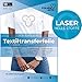 Produktbild A4 Transferfolie für HELLE Stoffe und Laserdrucker, Transferpapier/Bügelfolie zum Bedrucken und Aufbügeln auf T Shirts und versch. Textilien (10 Blatt)
