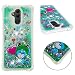 Produktbild Misstars Glitzer Flüssig Hülle für Huawei Mate 20 Pro, Bling Transparent Weich TPU Silikon mit Muster Grün Frosch Design Backcover Ultra Slim Kratzfeste Stoßfest Schutzhülle