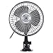 Produktbild JenNiFer 6 Zoll Schwarz 12V 24V Mini Car Air Fan Adsorption Ventilation Cooling Portable Fan - 12V