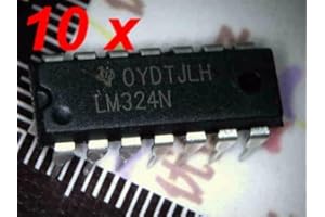 SUPER9SHOP 10pcs LM324N LM324 Low Power Quad Op Amp DIP-14