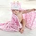 DINGANG Kids Baby Bathrobe Cute Animal-Shaped Hooded Warming Wrap Blanket,0-6 year