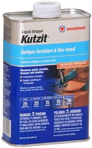Savogran 01112 Liquid Stripper Kutzit Paint/Varnish Remover, Quart by Savogran