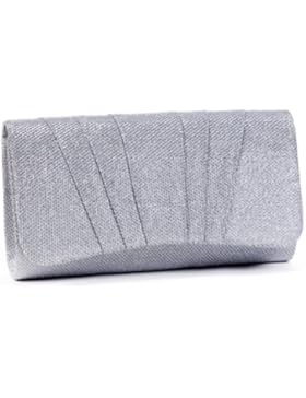 Damara Shimmert Mitte Falten Damen Clutch Handtasche