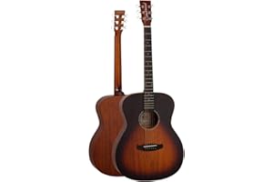 Tanglewood Crossroads TC3 Orchestra Acoustic Guitar, Whiskey Burst Satin Finish
