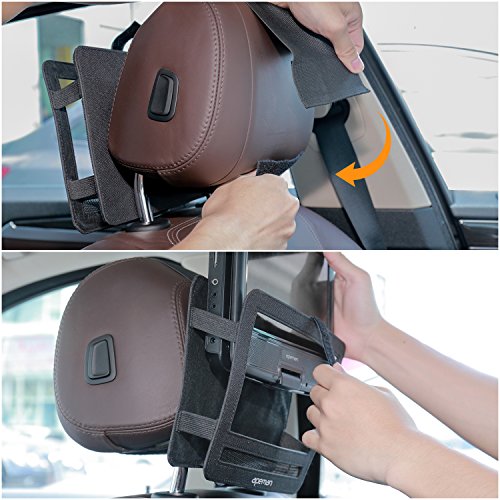 apeman-9-95-Car-Headrest-Mount-Holder-Strap-Case-for-Portable-DVD-Players-with-Swivel-Flip-Screen-Oxford-Fabric-Black