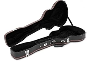 gear4music Estuche rígido para Guitarras eléctricas Estilo Les Paul