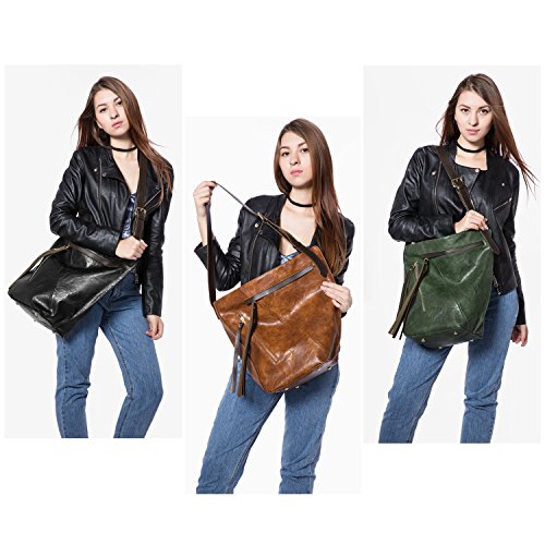 Eimer tasche f  r frauen handtasche crossbody tasche reisetasche multi pocket mit gro  er kapazit  t mit langen tassel