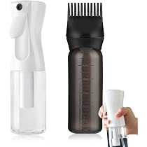3er Set Haaröl Applikator Flaschen – Mit Kammzähnen, 180 Ml, Abgestufte Skala Für Haarfärbung, Ölen & Pflege, Für Zuhause & Salon