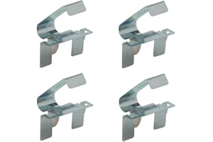 cyclingcolors 4x Pinza para zócalo de acero rodapié Cocina Gancho Clip de Fijación pies Muebles