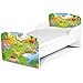 PriceRightHome Dinosaur Design MDF Toddler Bed no storage
