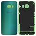 Produktbild Original Samsung Akkudeckel green / grün für Samsung G925F Galaxy S6 Edge (Akkufachdeckel, Batterieabdeckung, Rückseite, Back-Cover) - GH82-09602E
