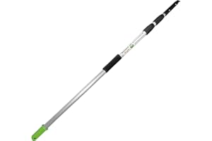 Axis Line Barre télescopique professionnelle de 1,7 / 3 / 4 / 4,5 ou 6 m avec pierre coulissante en 3 ou 4 parties et protection antidérapante (3 m)