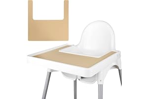 Lomgwumy Set de table pour chaise haute Ikea - Durable - Propre et hygiénique - Convient pour Ikea Antilop Highchai, pour les tout-petits et les bébés - Kaki