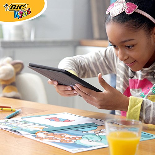 BIC KIDS Malbuch zum Spielen und Malen in 3D mit Augmented Reality - 3