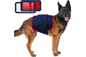 PUPCA Tratamiento de Mascotas, Fisioterapia láser para la curación de heridas de Perro, 384pcs 3 en 1 lámpara infrarroja para Reducir Las infecciones, luz roja Veterinaria