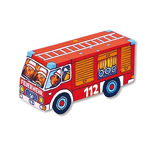 8x Bastel-Sets * FEUERWEHRAUTOS * für Party und Kindergeburtstag von MAUDER // 10231 // Kinder Geburtstag Party Mottoparty Set Mitgebsel Spiele Basteln Feuerwehr Feuerwehrauto by Mauder Verlag