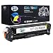 Produktbild Cool Toner kompatibel toner fuer CC532A 304A Tonerkartusche replacement fuer HP Color LaserJet CP2025 CP2025N CP2025DN; HP Color LaserJet CM2320 CM2320N MFP CM2320NF MFP CM2320FXI MFP(Gelb, 1 Pack, 2800 Seiten)