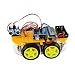 Produktbild ViewTek RT0009 Smart Car Smart Car Kit Arduino UNO 328 - Bluetooth & Fernbedienung - Funktion Kollisionsvermeidung Linien-Verfolgungs - Leitfaden mit Bild und mit 12 Lektionen / Projekte