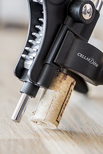 Cellardine Hebel Korkenzieher – Sommelier Flaschenöffner – Professioneller Bar Korkenzieher – Kapselheber - 5