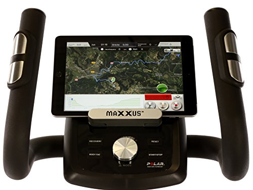 MAXXUS® CROSSTRAINER CX 4.3f, klappbar, mit elliptischem Bewegungsablauf (Ellipsentrainer), 26kg Schwungmasse, 51cm Schrittlänge. Platzsparend und stabil. Ideal für die Wohnung und kleine Trainingsräume. Transportrollen, Trainingsprogramme, HRC-Programme, Userprogramm, elektr. gesteuertes Magnetbremssystem, flache, elliptische Laufbewegung, robuster Stahlrahmen - 7
