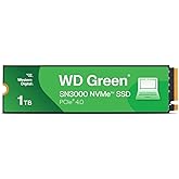 Western Digital Green SN3000 NVMe 1 TB (read up to 5,000 MB/s, write up to 4,000 MB/s) - WDS100T4G0E