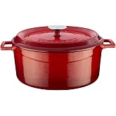 Lava D&ouml;k&uuml;m Yuvarlak Tencere, Trendy, 28 cm, 6.71 L Hacim, Kırmızı