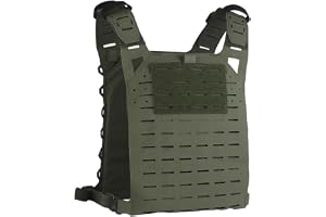 Peminkoo Taktisk väst superlätt platthållare V2 laserskuren molle-systemfunktion airsoft bärbar utrustning