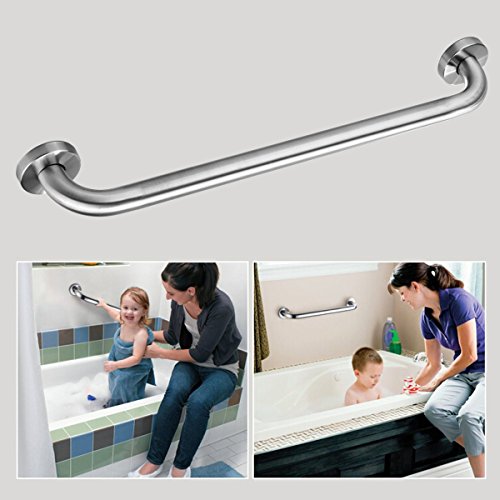 Sinbury® Edelstahl Haltegriff Badezimmer, Unterstützung, Griff, Handlauf, Hilfe, Grab Bar with 60cm - 4