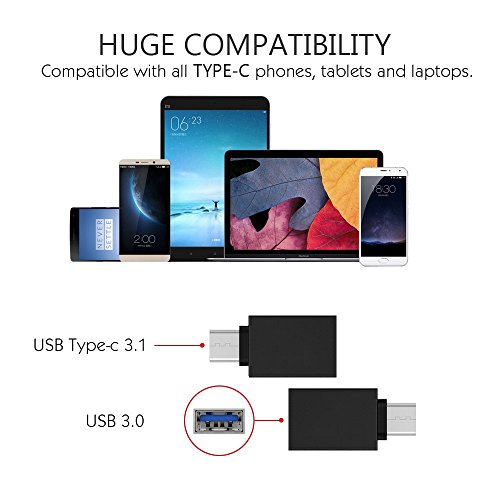 Fantek USB C Typ C Stecker auf USB 3.0 Buchse OTG Adapter - 4