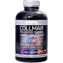 Drasanvi Colmar Colágeno Marino Hidrolizado con Magnesio, Ácido Hialurónico y Vitamina C - 180 Tabletas