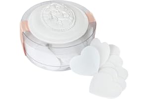 MATHILDE M. Mathilde M - Caja de regalo con hojas de jabón finas en forma de corazón con decoración de Marquise – aroma de jazmín