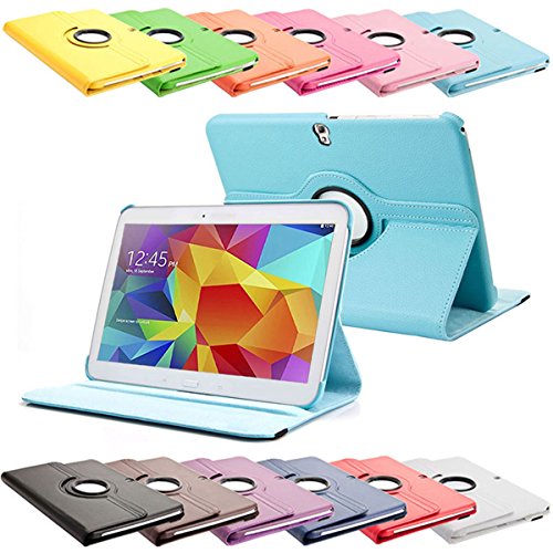 SVS 3in1 SET Tab S 10.5 360° Schutzhülle + Folie + Pen Samsung Galaxy Tab S SM-T800 / T801 / T805 Tasche Etui (Hellblau) - 3