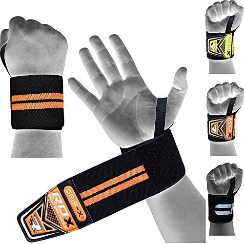 RDX Gym Gewichtheben Zughilfen Handgelenkstütze Handgelenkbandage Latzughilfe
