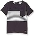 Pumpkin Patch Baby-Boys Hunter Striped T-Shirt, Blue Night, 12-18 Months