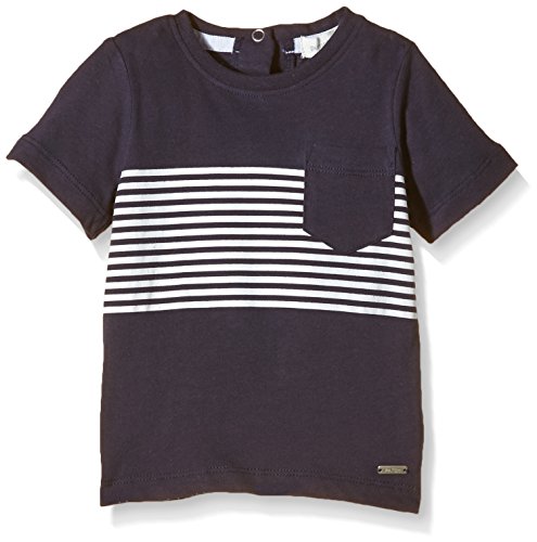 Pumpkin Patch Baby-Boys Hunter Striped T-Shirt, Blue Night, 12-18 Months