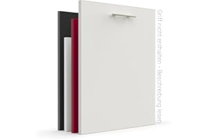 X57 Geschirrspülerfront 16mm voll-, teilintegriert und nach Maß (Lichtgrau, 594x565mm)