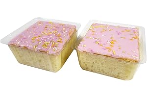 GREENHALGH’S CRAFT BAKERY LTD Box of 6 Traditional School Cake , Delicious and Freshly Baked for Our Loyal Customers - Reliable and Award-Winning Family-Owned Craft Bakery for Over 60 Years