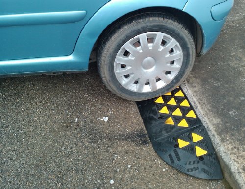 Gummi bordsteinrampen 10 cm Mittelteil - 4