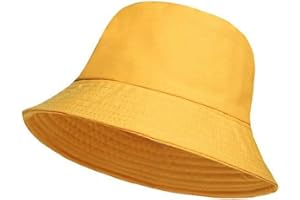 FASHION 7STAR® Unisex Bucket Hat Cotton Packable Hats for Men & Women’s, Summer Fisherman Sunshade Plain Caps for Outdoor Sports Hiking Camping Travelling