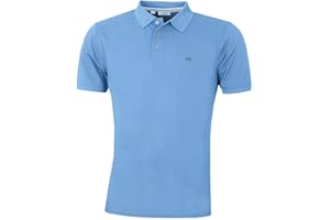 Calvin Klein Mens 2024 Campus 3 Button Ribbed Collar Golf Polo Shirt