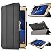 Produktbild Samsung Galaxy Tab J hülle, IVSO Ultra Schlank Ständer Slim Leder zubehör Schutzhülle für Samsung Galaxy Tab J SM-T285YD LTE 17.8cm (7 Zoll) Tablet-PC perfekt geeignet,Schwarz