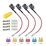 Fusible aplicable: ATO ATC estándar Fusibles de cuchilla de 6,3 mm y soportar hasta 20 AMP en cada ranura (básicamente por debajo de 15 AMP).